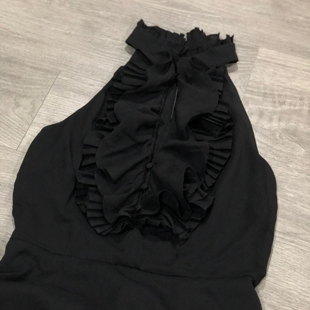 C/MEO Halter Ruffle Mini Dress - Picture 7 of 8